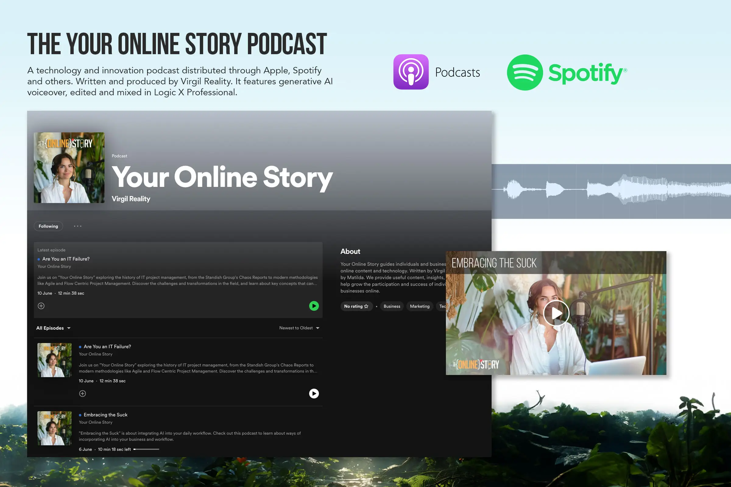 The Your Online Story Podcast - Content Creation and Voiceover