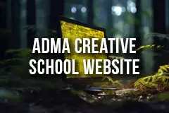 ADMA Creative School Website Hand Coding. Designer: Paul Critchley